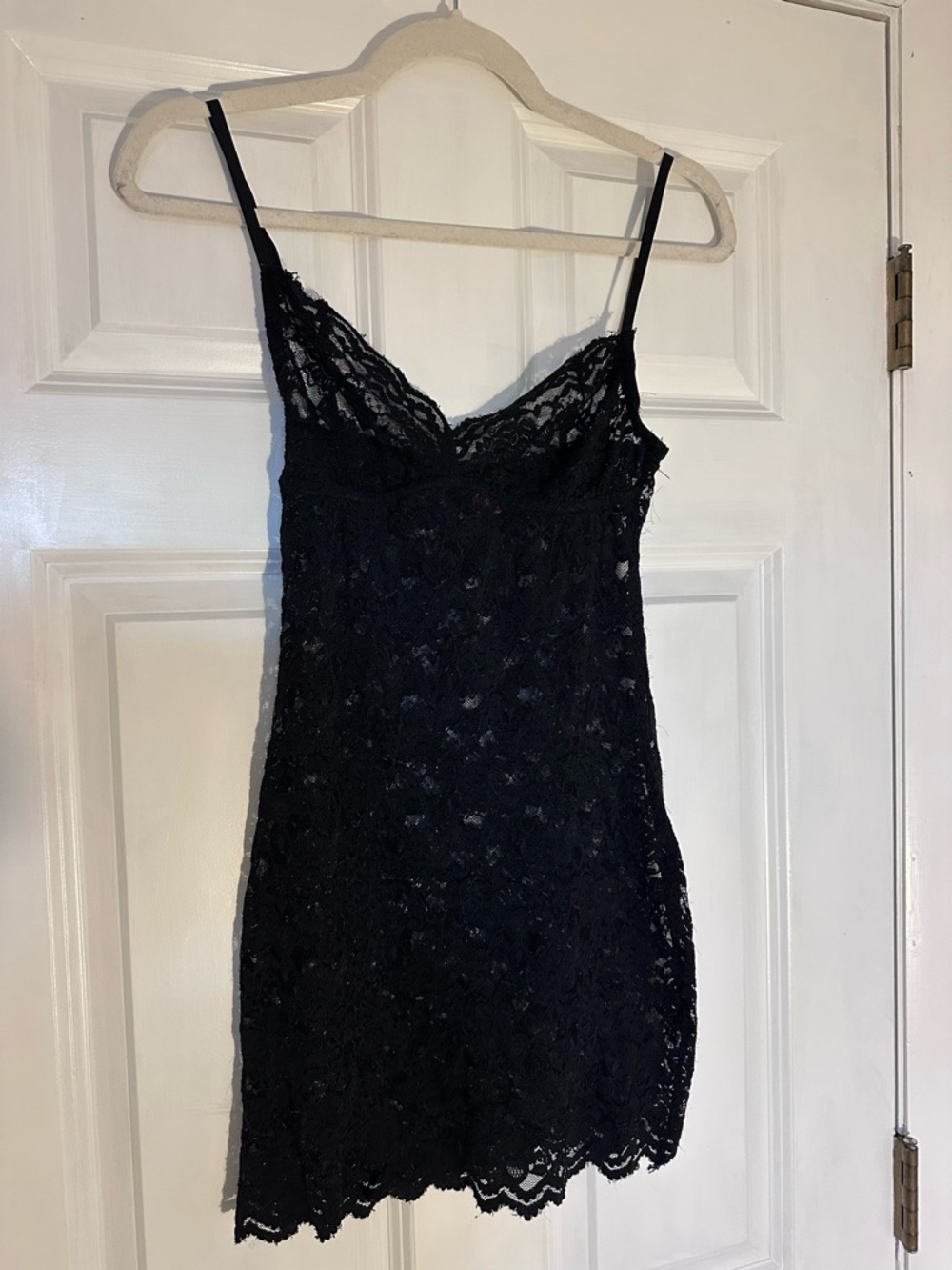 Black Lace Mini Dress – Edikted (Size S)